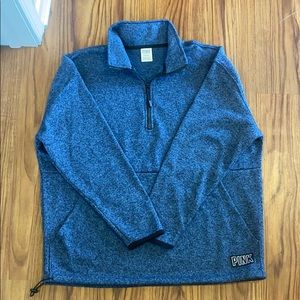 Pink quarter zip pullover